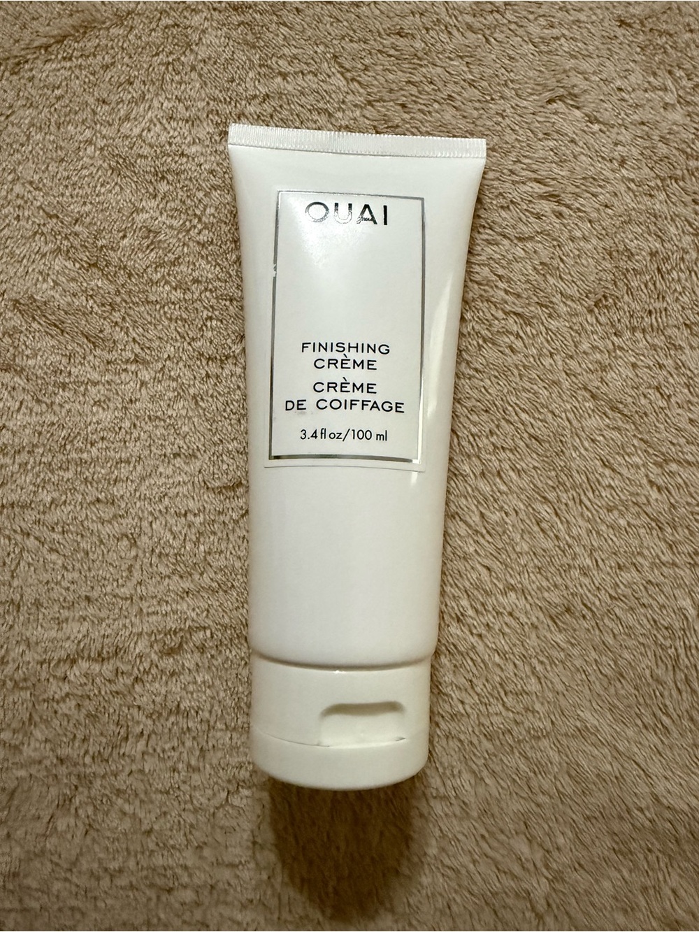 OUAI White Tube Finishing Creme 3.4 Fl oz